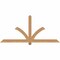 Ekena Millwork Redmond Smooth Timber Gable Bracket, Western Red Cedar, 72"W x 33"H x 3 1/2"D x 3 1/2"F, 11/12 Pitch GBW072X33X0404RED00SWR - alternate 1